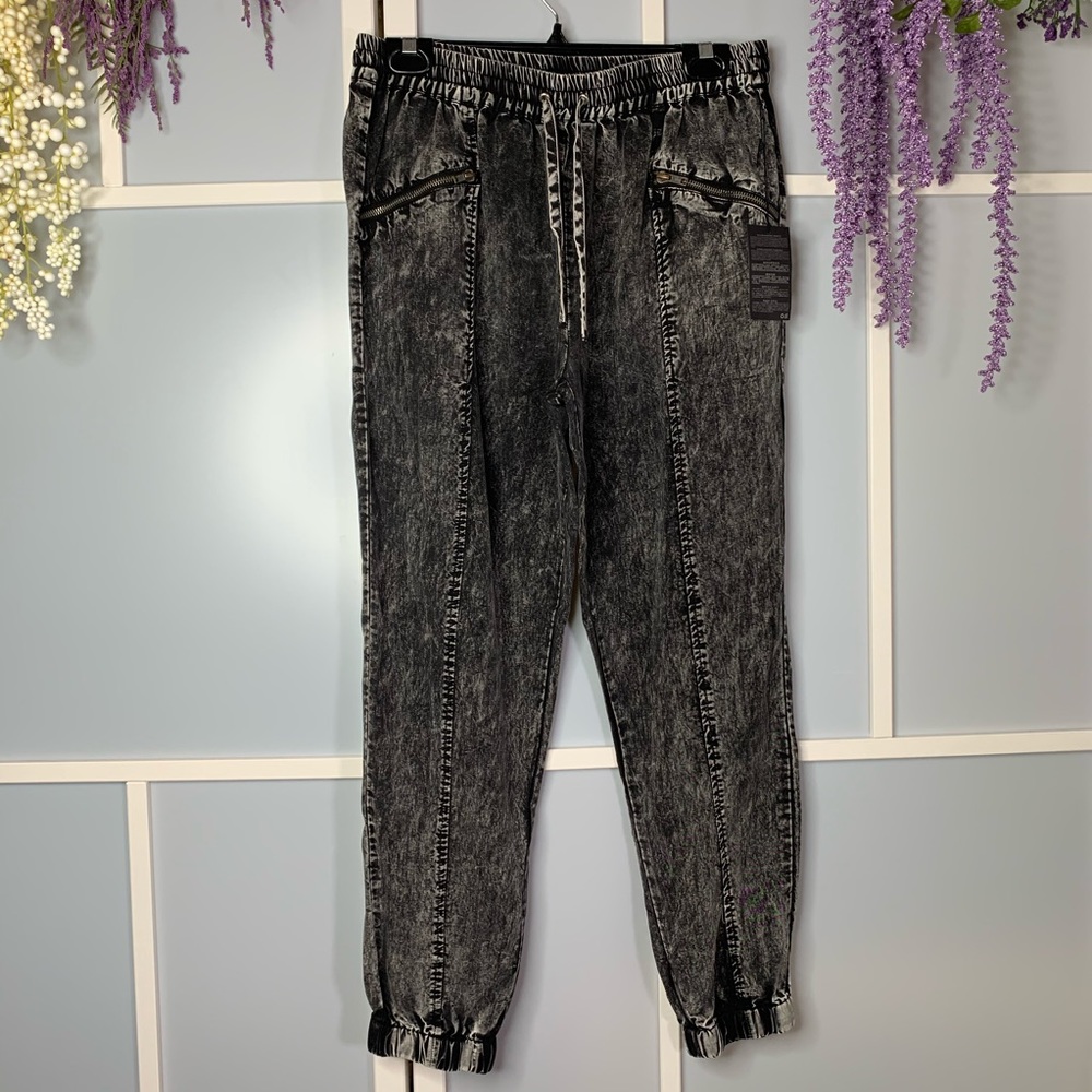 Forever 21 tie dye grey lounge pants drawstring